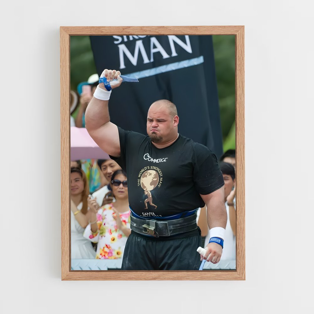 Poster Brian shaw – affiche Powerlifting (vue 4)
